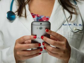 Smartphone Phone At Work Woman